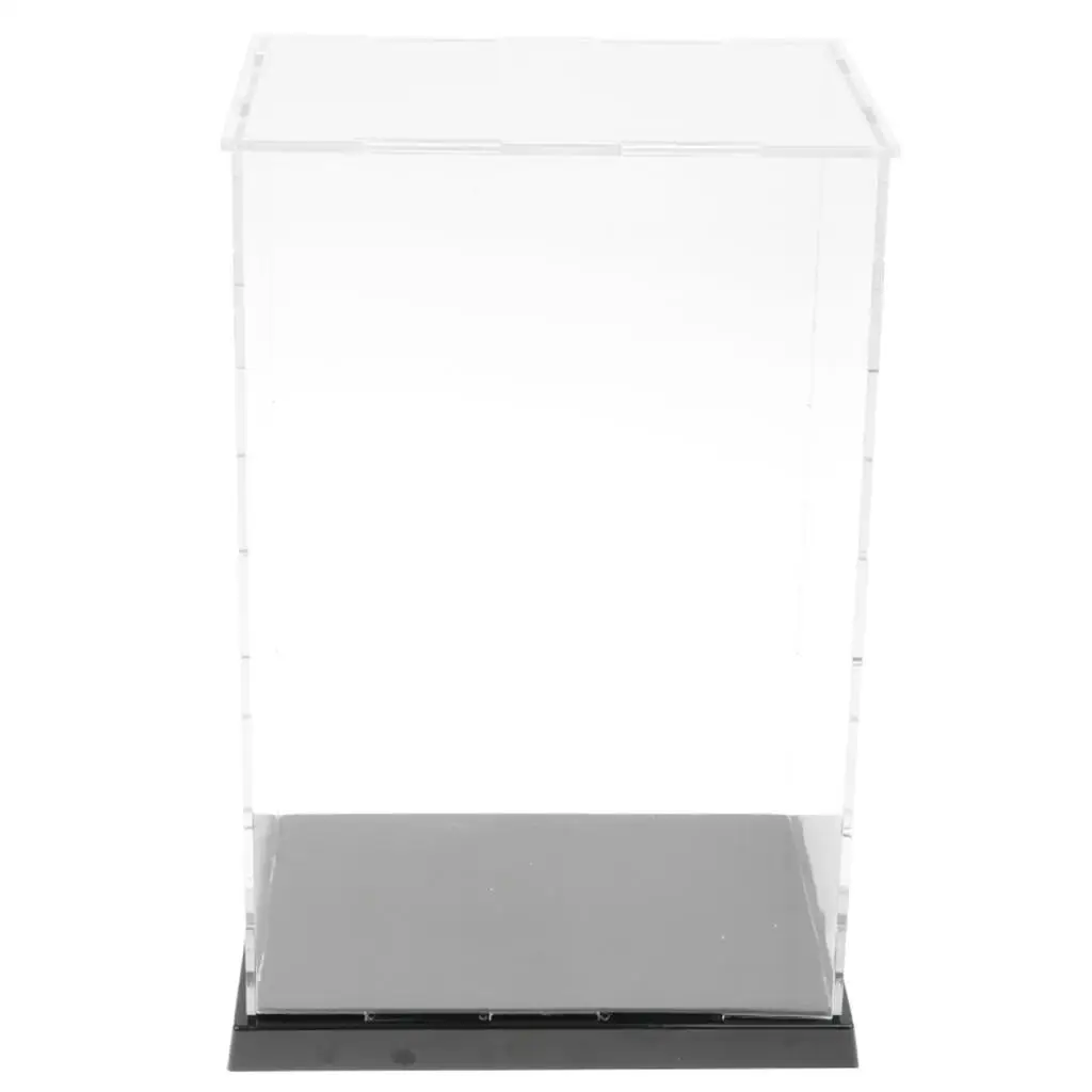 

Transparent Display Case with Base for Figures Model 16 5 x 12 5 x 24 5 cm