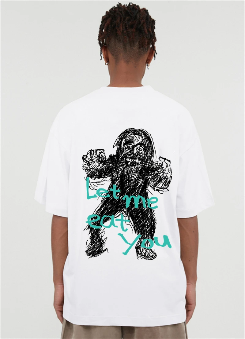 Высококачественная футболка с принтом для мужчин и мальчиков большого размера