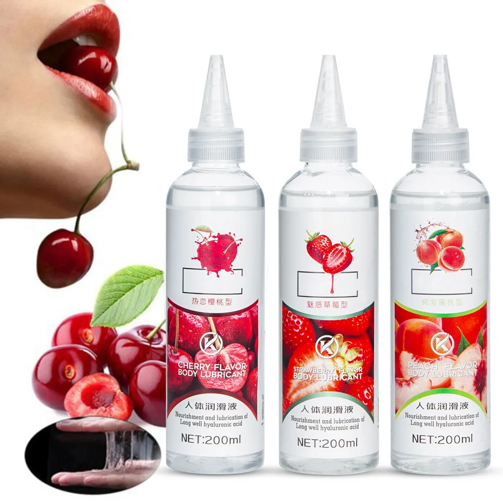 

Semen Lubricant for Sex Fruity Water-based Love Gel Strawberry/Peach/Cherry Vaginal Anal Massage Oil for Women 18 Adult Supplies