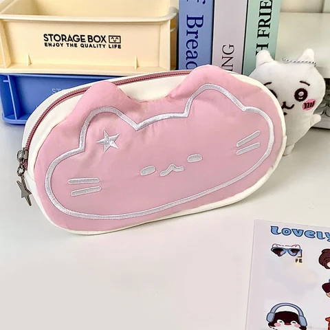 Сумка для карандашей KOQZM с кошачьим принтом