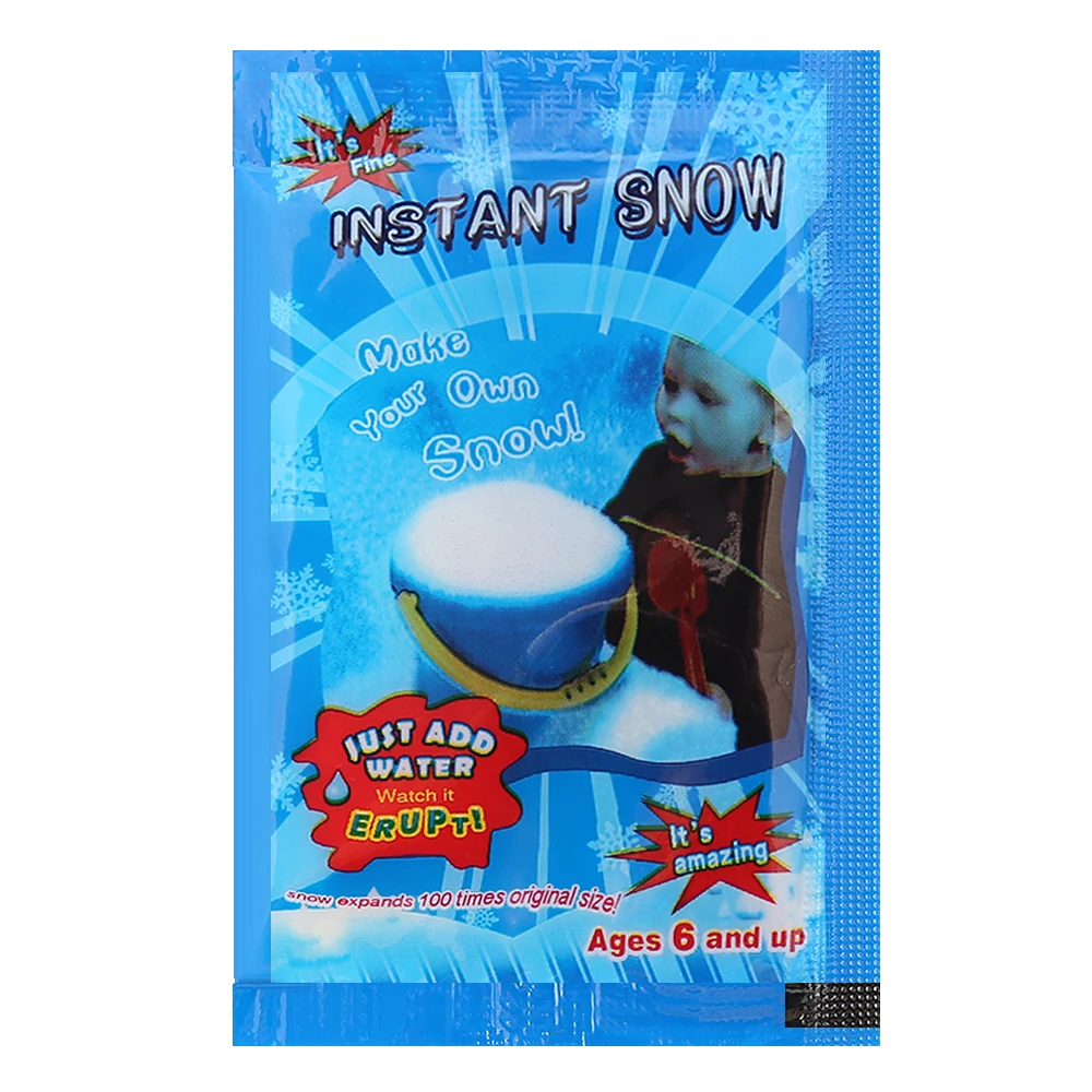 

2/4/5PCS 10 Packs Artificial Snow Fake Instant Snow Festival Party Decorations For Christmas Wedding Artificial Snowflakes