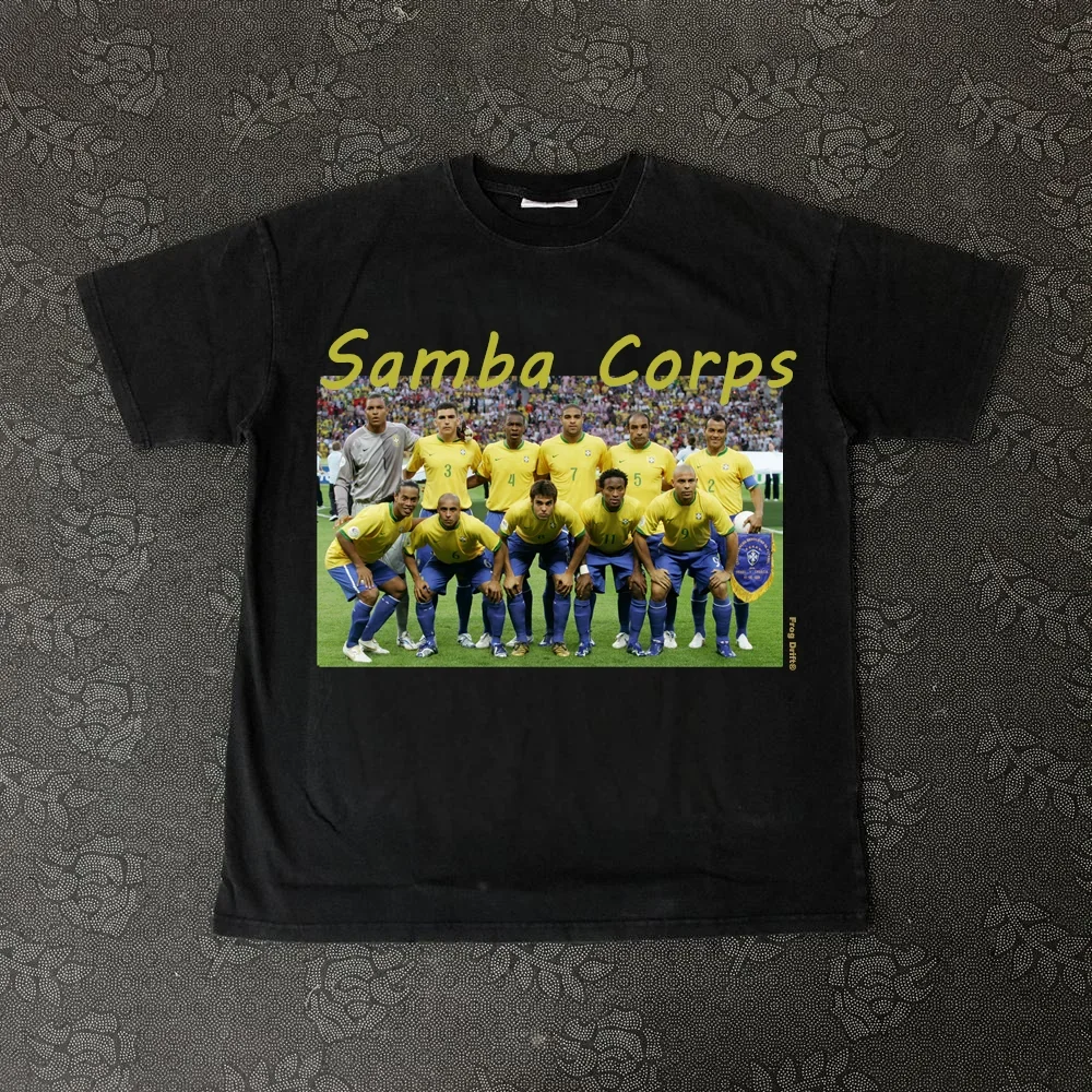 Yao888 Ретро Уличная одежда с графическим принтом винтажная Повседневная футболка