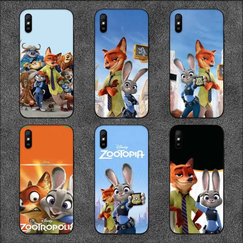 

Disney Zootopia Phone Case For Xiaomi9 10 11PRO LITE Redmi NOTE7 8 9 10A PRO K40 Poco3 Shell
