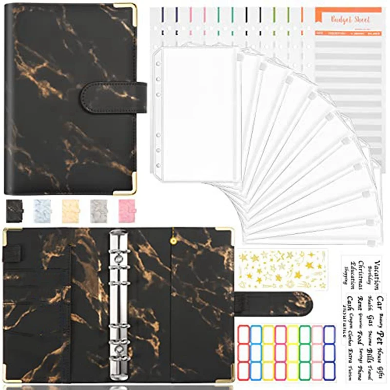 

Budget Binder,A6 Money Organizer For Cash, Budget Binder With Cash Envelopes, Budget Envelopes Organizer For Money