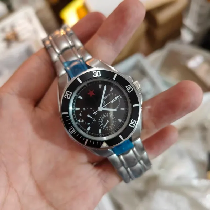 

Китайские военные часы, японские импортные кварцевые наручные часы с Eco-Drive, Мужские кварцевые наручные часы, Прямая поставка