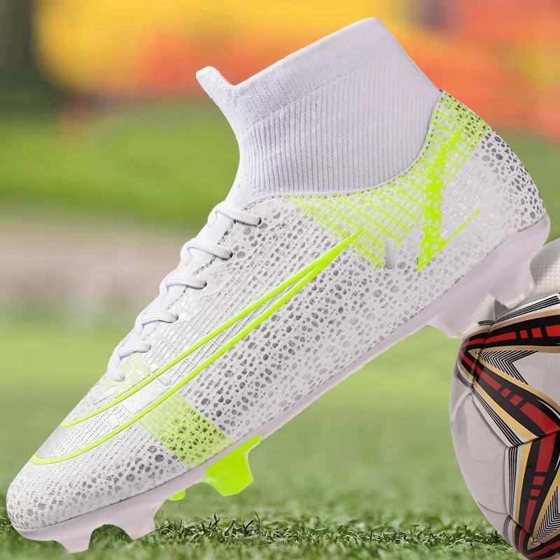 Breathable Football Boots Men Professional Society Soccer Shoes Cleats FG/TF Non-slip Sport Sneakers Futsal chuteiras society