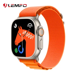 LEMFO Smart Watch Ultra Series 8 NFC Smartwatch Men Women Bluetooth Call IP68 Waterproof Wireless Ch in India