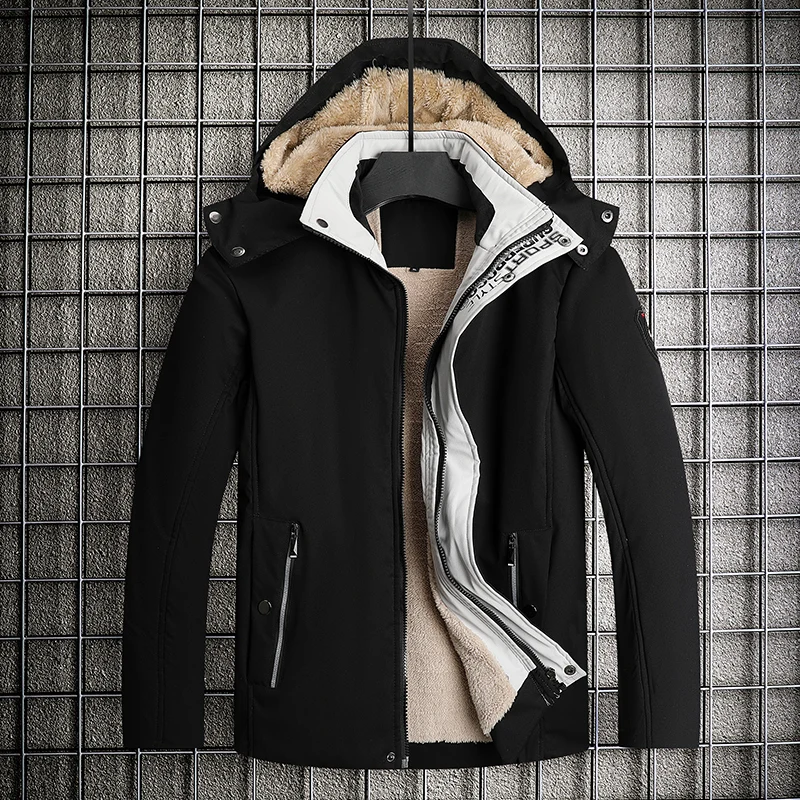 Brand Winter Parkas Men Warm Thick Windproof Jacket Men Quality Multi-pocket Hooded Coat Men's Fashion Waterproof Outwear L-7XL