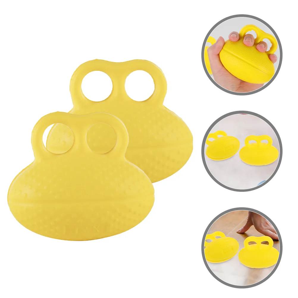 

2 PCS Wrist Develop Rehabilitation Trainer Training Ball Finger Exercise Hand Grip Strength Decompress Recovery Hand-muscle