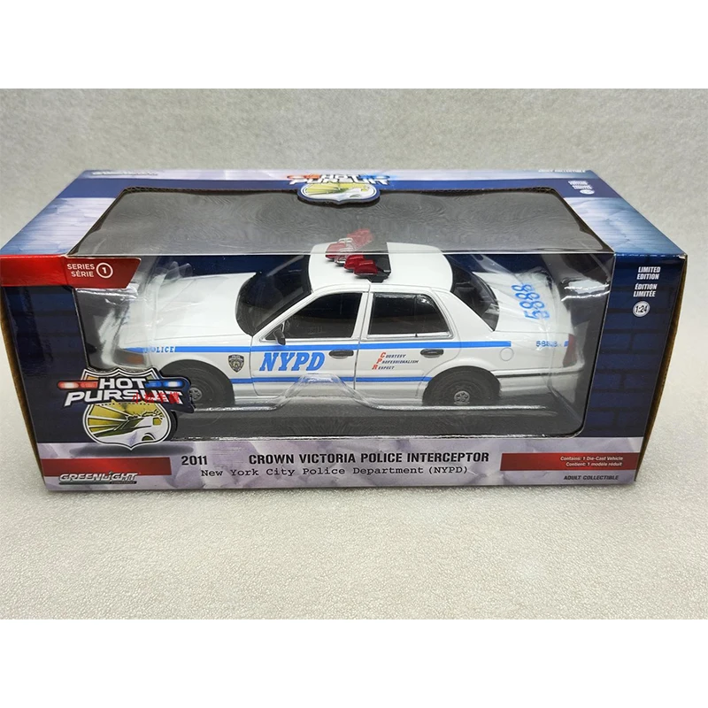 Greenlight 1:24 2011 полицейская машина Crown Vic — литая под давлением модель автомобиля из