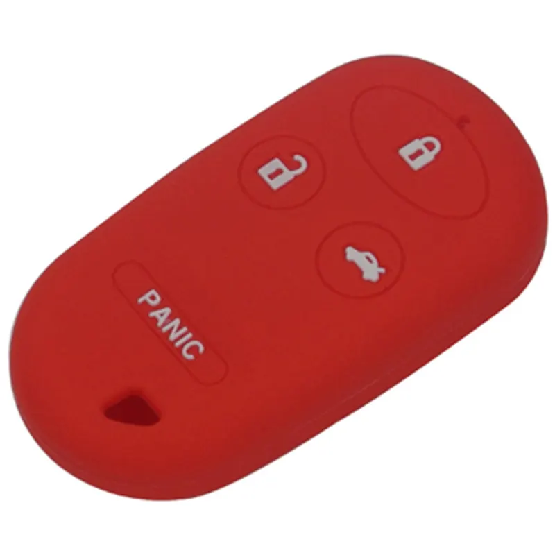 

Jingyuqin 4-кнопочный силиконовый чехол для ключей от автомобиля для Honda Accord CRV S2000 Insight Prelude, защитный корпус для дистанционного брелока