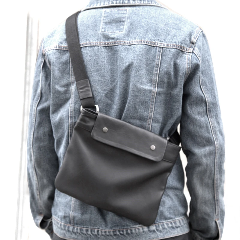 Высококачественная сумка-мессенджер из воловьей кожи повседневная сумка через