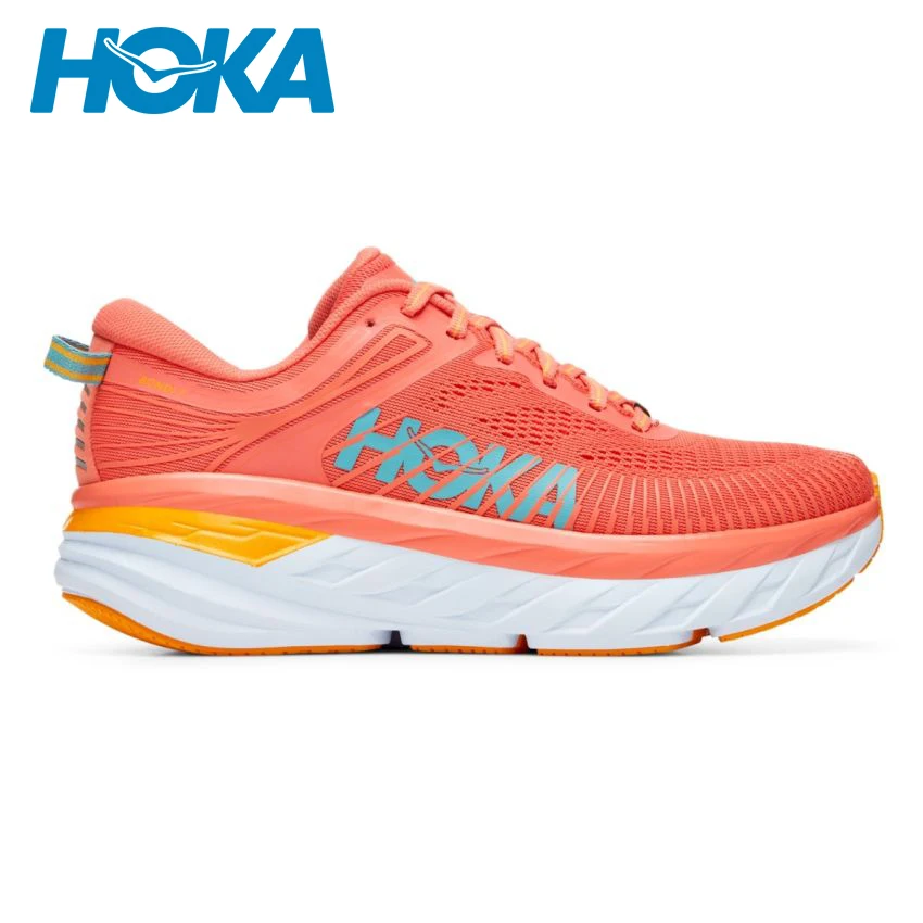 

Hoka Women's Bondi 8 Road Running Shoes Non-slip Thick Sole Shock Absorbing Lightweight Sneakers