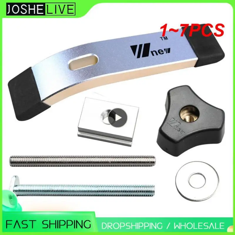 

1 ~ 7 шт. деревообрабатывающий стол, Т-образный металлический трек, быстродействующий фиксатор, зажим для Т-образного слота, Т-образный трек, аксессуары для деревообрабатывающего инструмента