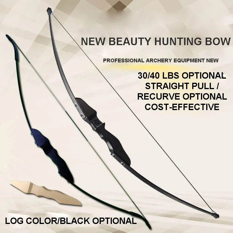 

Professional Recurve Bow 30/40lbs for Right Handed Archery Bow Shooting outdoor Hunting can use carbon arrows Practice Hunting