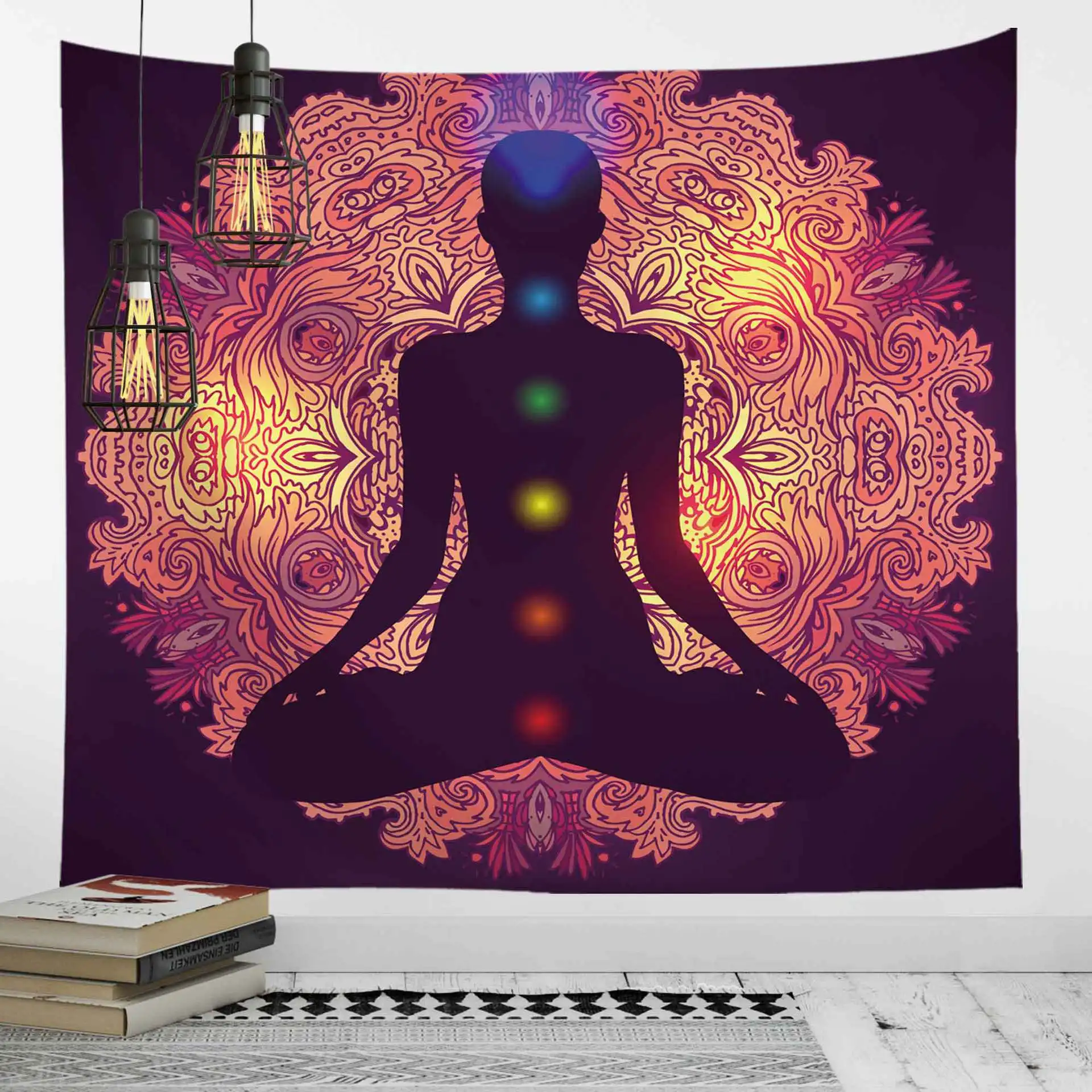 

The Bedroom Decorative Tapestry Digital Printing Net Red Anchor Live Background Cloth Hanging Cloth 40TTBST01