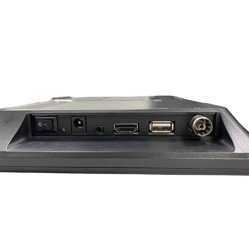 17 3-дюймовый портативный телевизор 12-вольтовый DVB-T2 цифровой аккумуляторный для