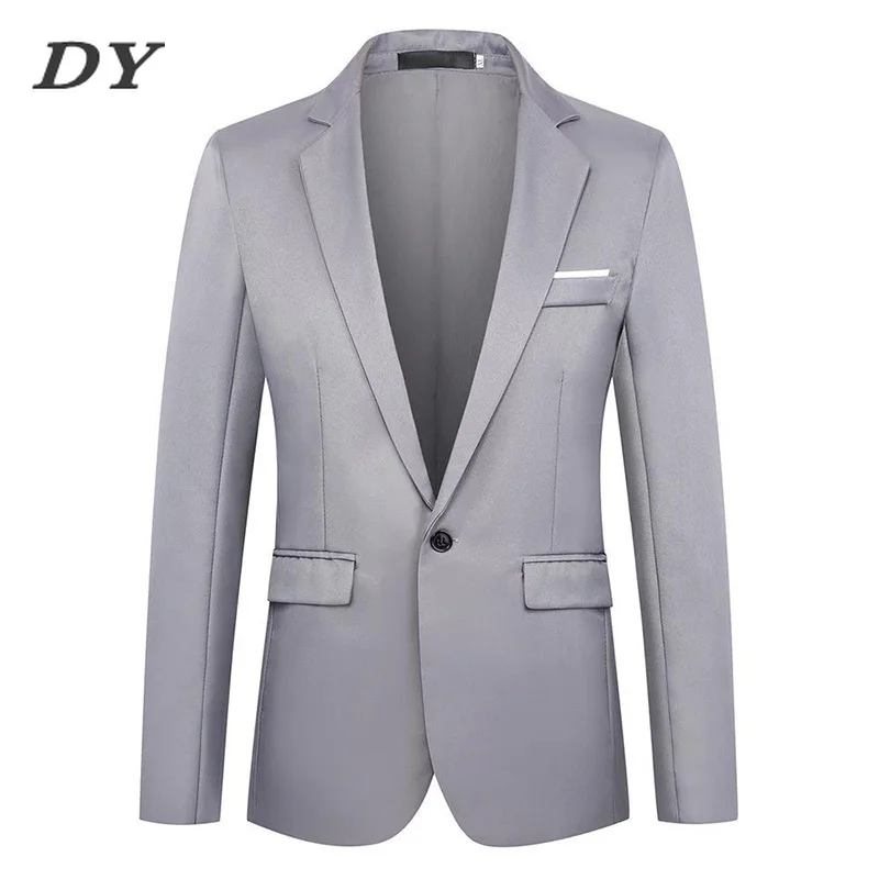 

8 Colors Men's Business Casual Wedding Slim Suit Coat Large Size 6XL Men Blazers Clothing Blazer Jacket Korean Fashion Multiple