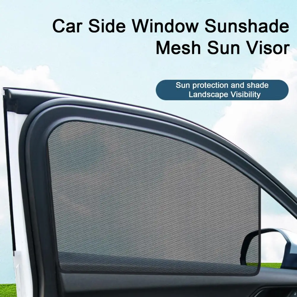 

Magnetic Car Sun Shade Reusable UV Protection Universal Car Side Window Sunshade Mesh Sun Visor Summer Use