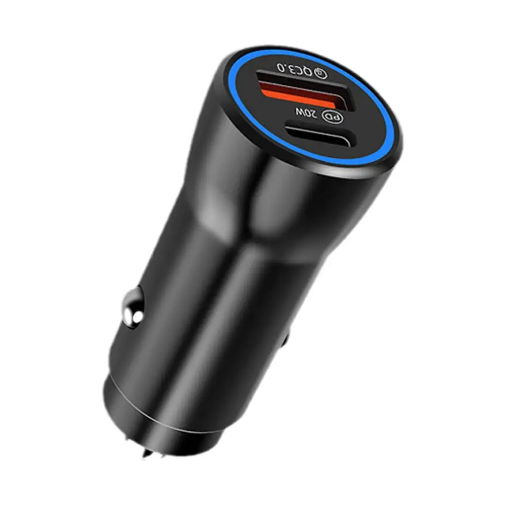 38 Вт USB Автомобильное зарядное устройство типа C Адаптер для быстрой зарядки