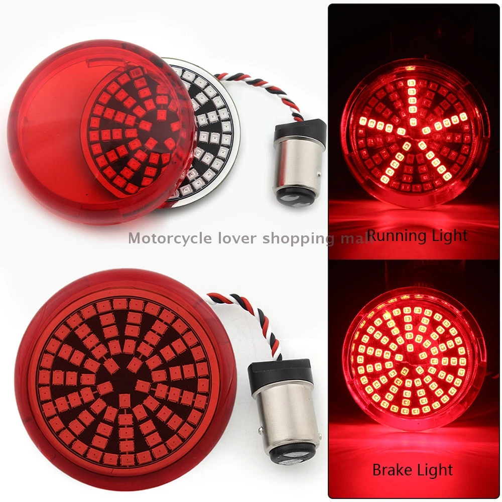 

Красный световой индикатор задсветильник хода для мотоцикла, стоп светильник светодиодный для Harley Touring Electra Glide Sportster Dyna 1157-2011