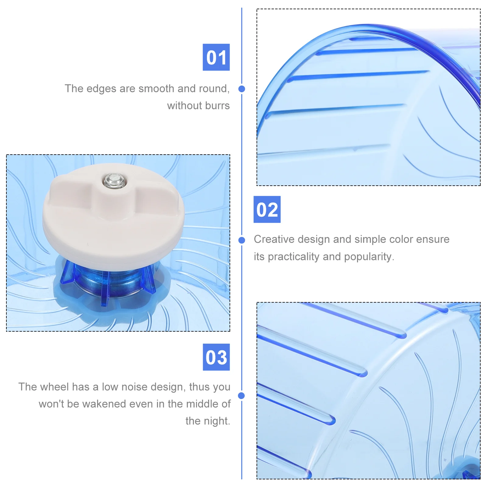 Тверкинг Toys Хомяк Беговое колесо Ежик Бесшумно-синий Gerbil Шиншилла