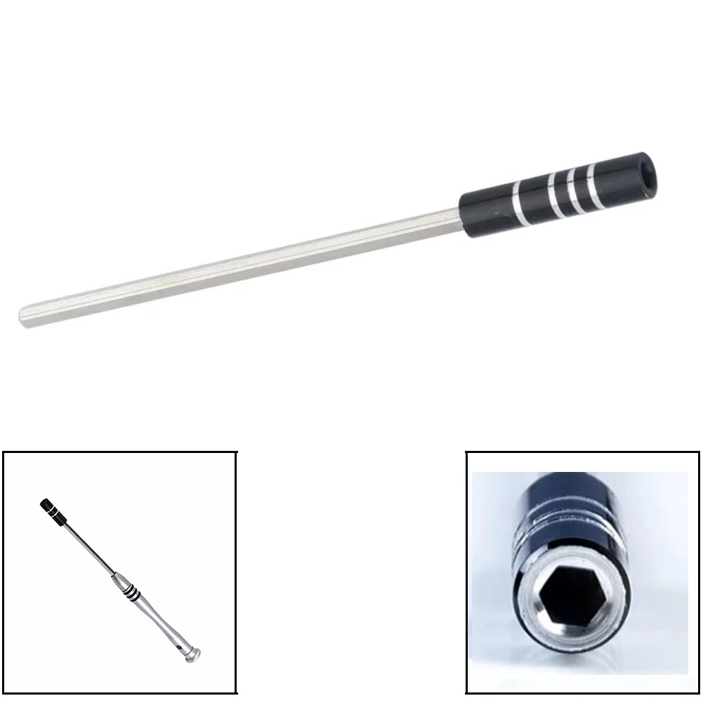 

1 Pcs Magnetic Metal Shaft Extension Bar Rod Hex Socket Adapter Screwdriver Bit Holder For Hand Repair Tool