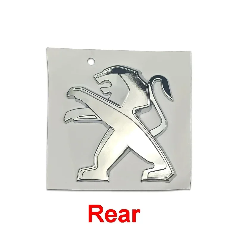 

Эмблема с логотипом автомобиля из АБС-пластика для Peugeot 2008 3008 2021 2022 2023, автомобильная решетка, значок багажника, наклейки, украшение