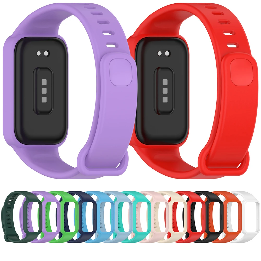 Ремешок BEHUA для Xiaomi Mi Band 9 Active, силиконовый сменный браслет для Redmi Band 3, умный браслет-ремешок (art.: 3920ced530e1d) - 3920ced530e1d