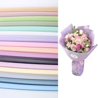 20pcs 60x60cm waterproof matte paper translucent bouquet flowers wrapping paper korean style gift packaging paper for wedding