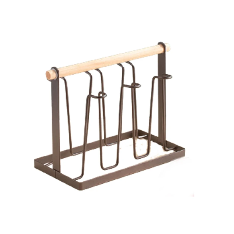 

Кухонная утварь, держатель для стаканов из кованого железа, креативная Бытовая стойка для сливных стаканов