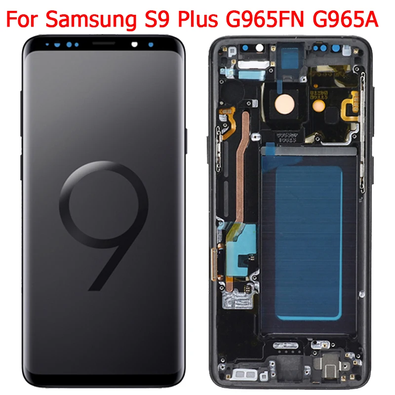 Дисплейный модуль для Samsung Galaxy S9 Plus SM-G965F дюйма с рамкой/без рамки | Мобильные