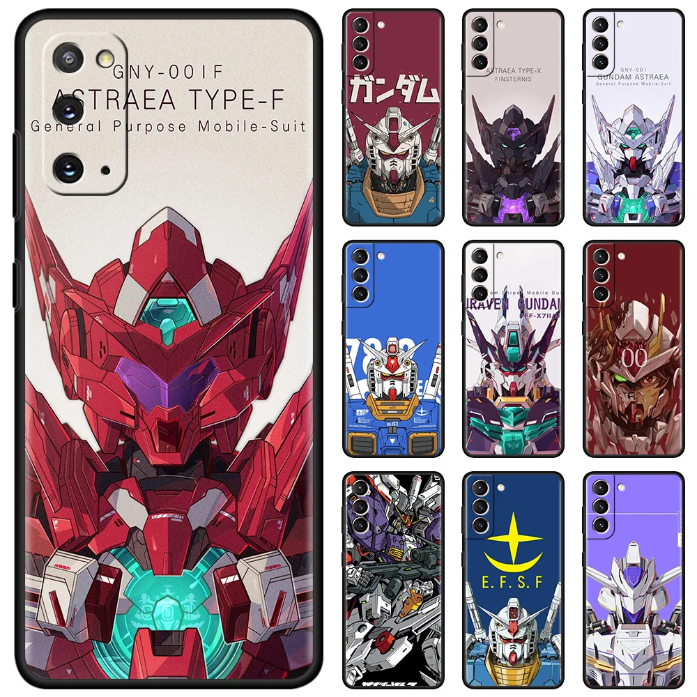 

Gundam Mecha Shockproof Case For Samsung Galaxy S22 Ultra S20 FE S21 Plus S10 Lite S10e S9 S8 S7 Soft Luxury Phone Cover Lunda