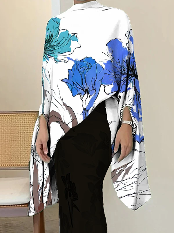 UOOZEE 2024 новые поступления винтажные элегантные футболки на молнии с цветочным