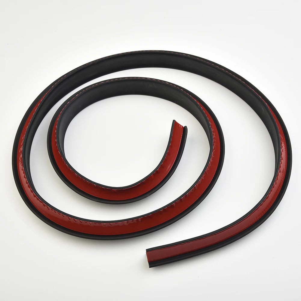 

2Pcs 1.5m Black Car Wheel Fender Extension Moulding Flares Trim Strip Edge High Quality And Durable Brand New Auto Parts