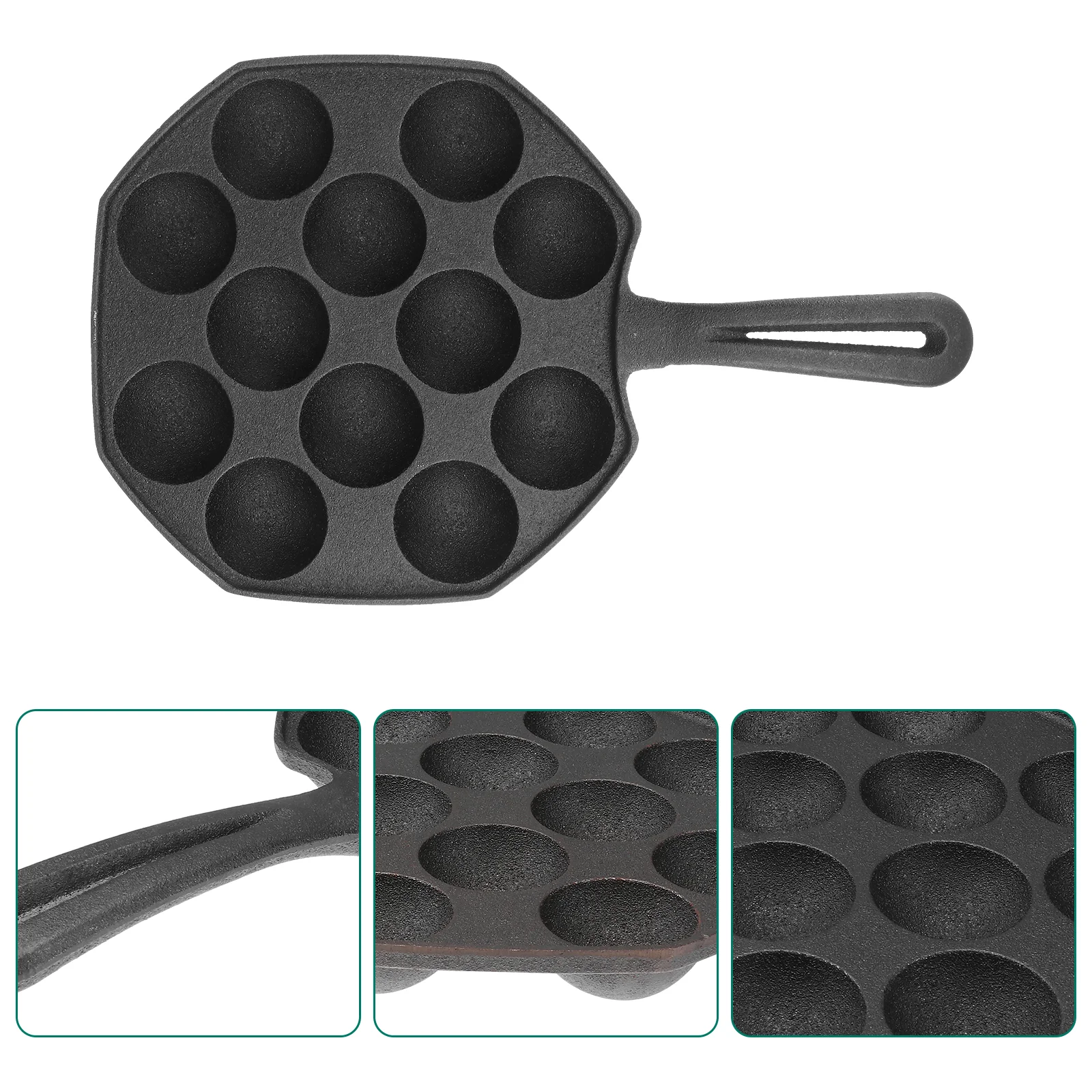

Cavities Takoyaki Maker Grill Pan Molds Cast Iron Octopus Ball Plate Non-stick Baking Forms Mold Tray Kitchen Cooking Tools