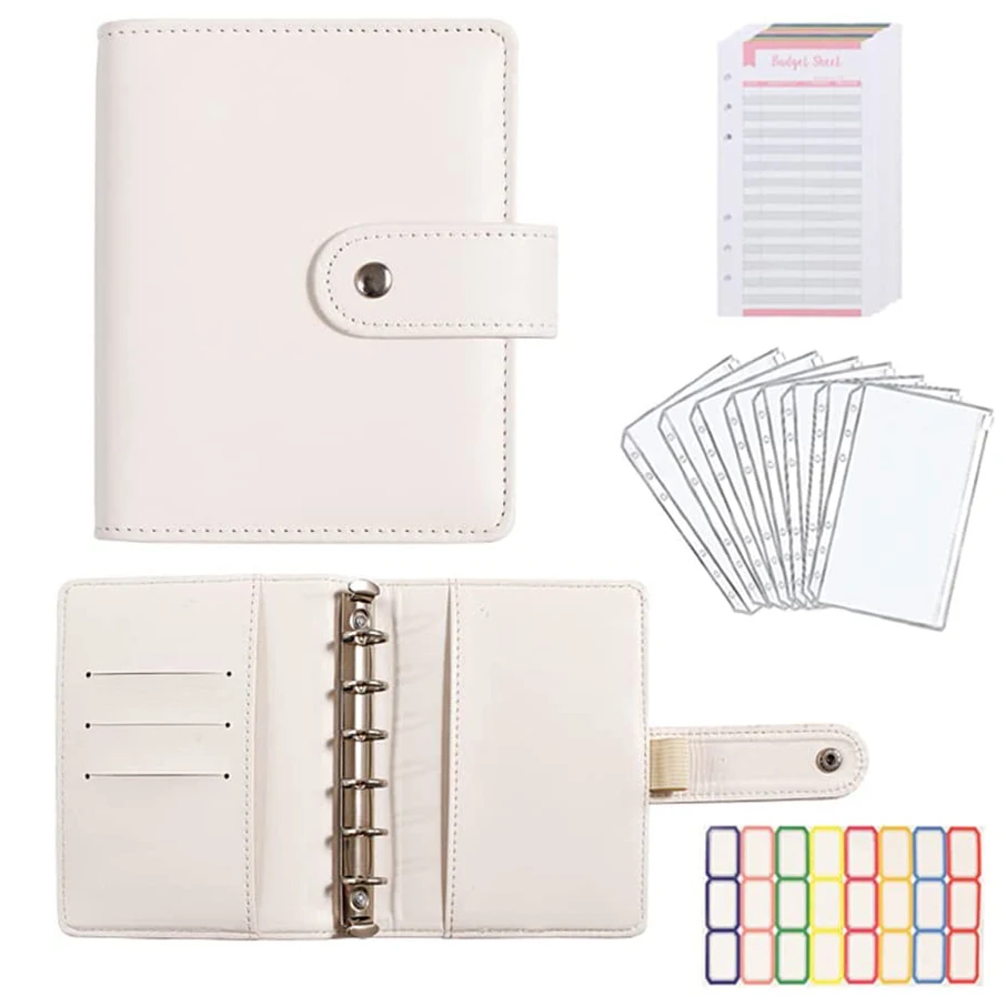 

Money Stuffing Mini Planner Binder Budget System For Set Saving With Cash Cash Organizer Pockets Binders Envelope