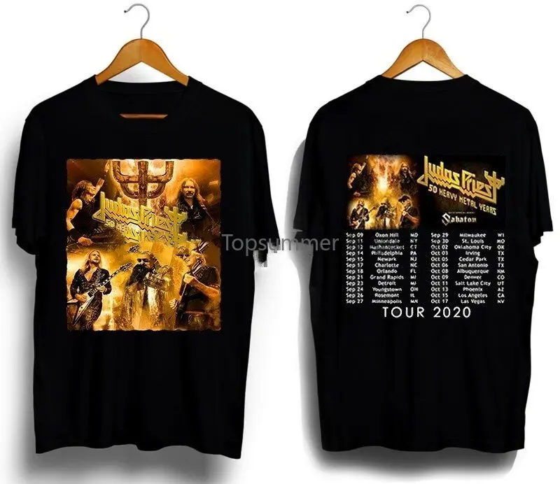 

New Judas Priest T Shirt 50 Heavy Metal Years Tour 2020 T T Shirt