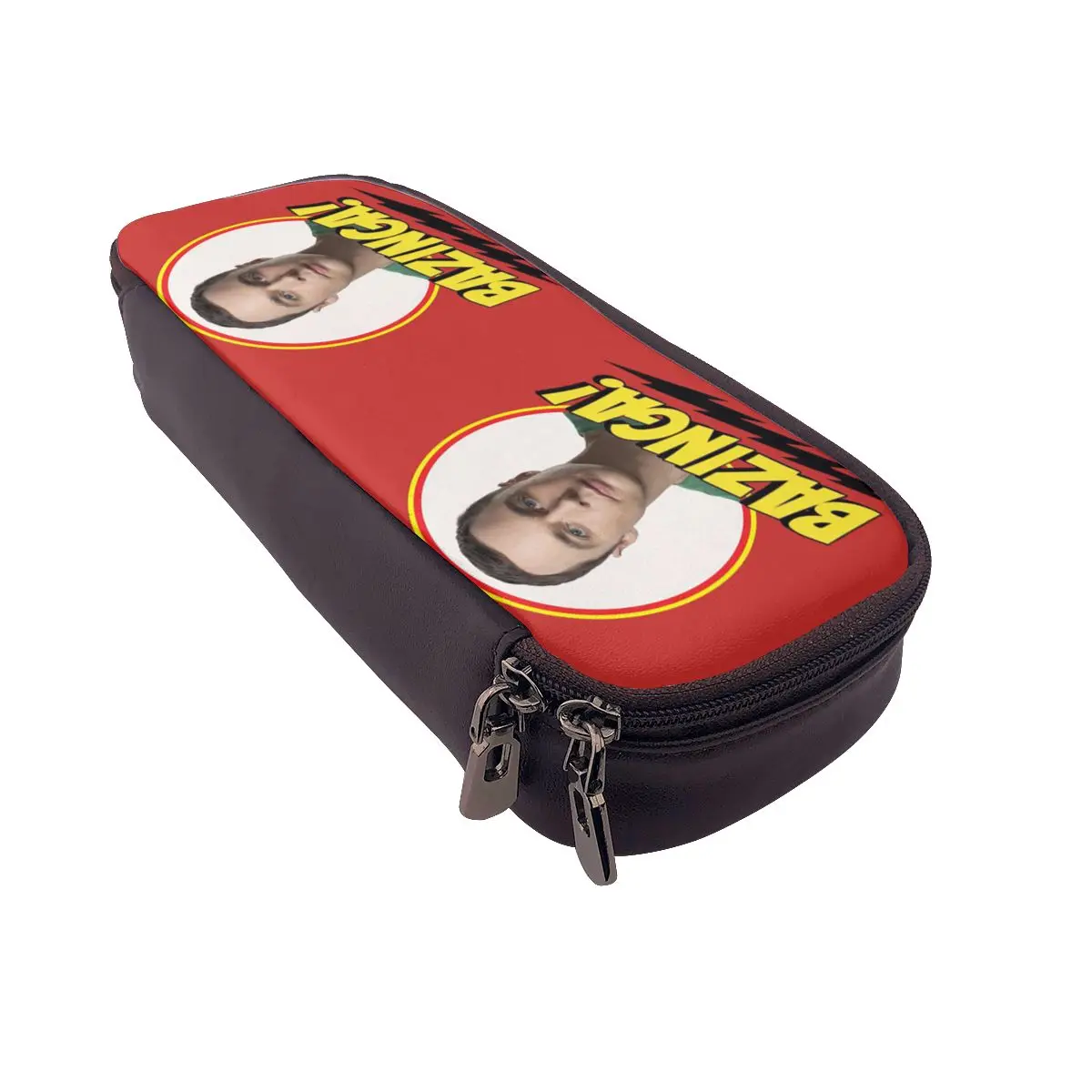 Кожаный пенал Bazinga The Big Bang Theory для студентов, школьный пенал, сумка для карандашей, канцелярские принадлежности (art.: 3920db624af37) - 3920db624af37