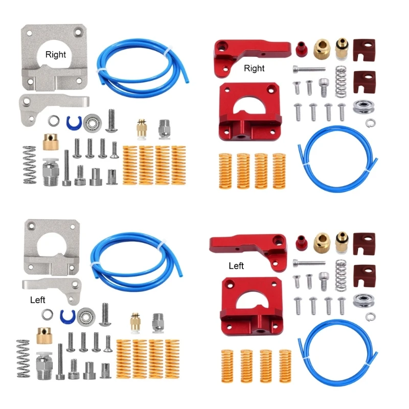 

Обновленные детали для 3D-принтера CR10, экструдер из алюминиевого сплава, блок-экструдер Bowden, Филамент 1,75 мм для Creality 3D Ender 3