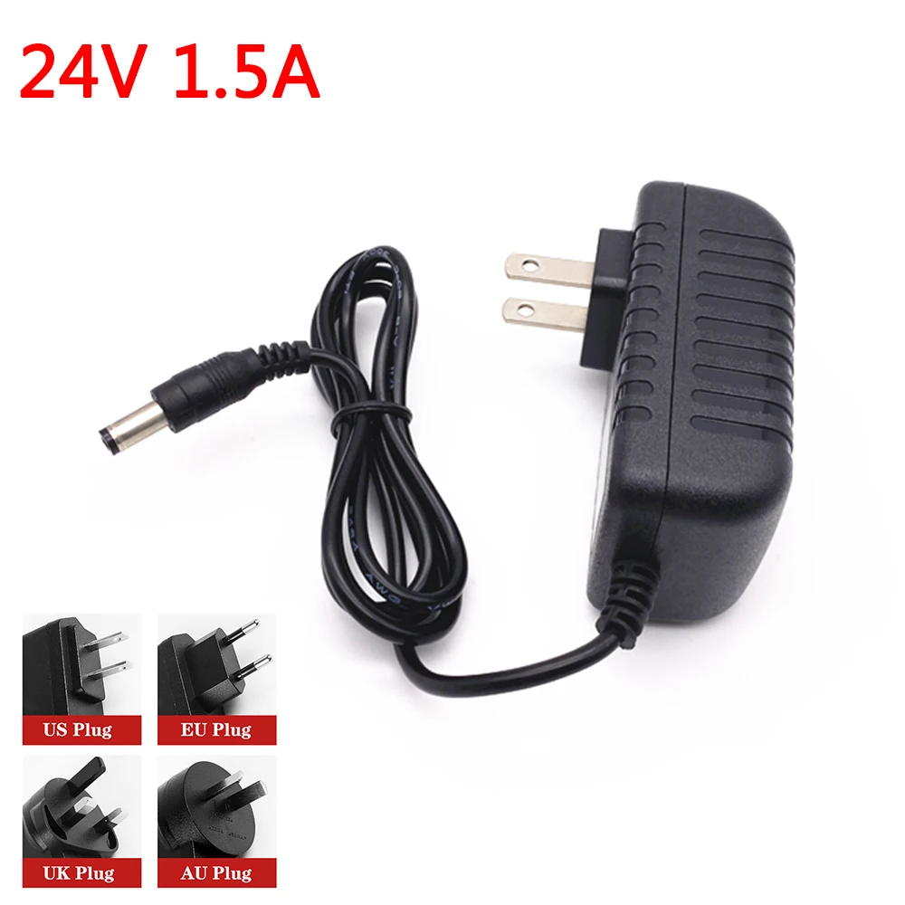 Ac Dc 24v 1.5a Adaptor Switching 5.5*2.1mm