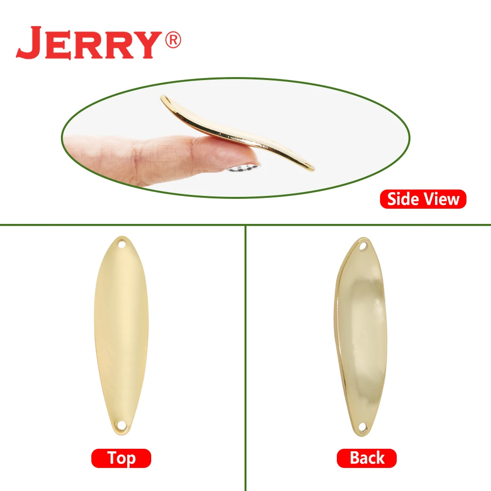 Фото Jerry JD 14,5 г 21 г Неокрашенная лососевая щука, рыболовная ложка, латунная литая рыболовная приманка, искусственная приманка для Steelhead Zander №4