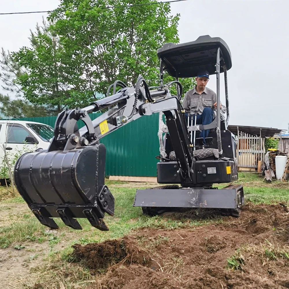 Горячая распродажа 2024. EURO V/EPA Двигатель Kubota 1 8 тонны 1800 кг Мини-экскаватор с