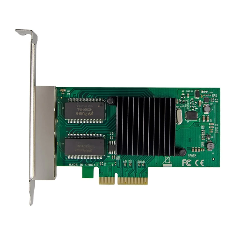 

PCI-E сетевая карта PCI-E X4 NH82580EB четырехпортовая гигабитная Серверная сетевая карта RJ45 Ethernet NIC