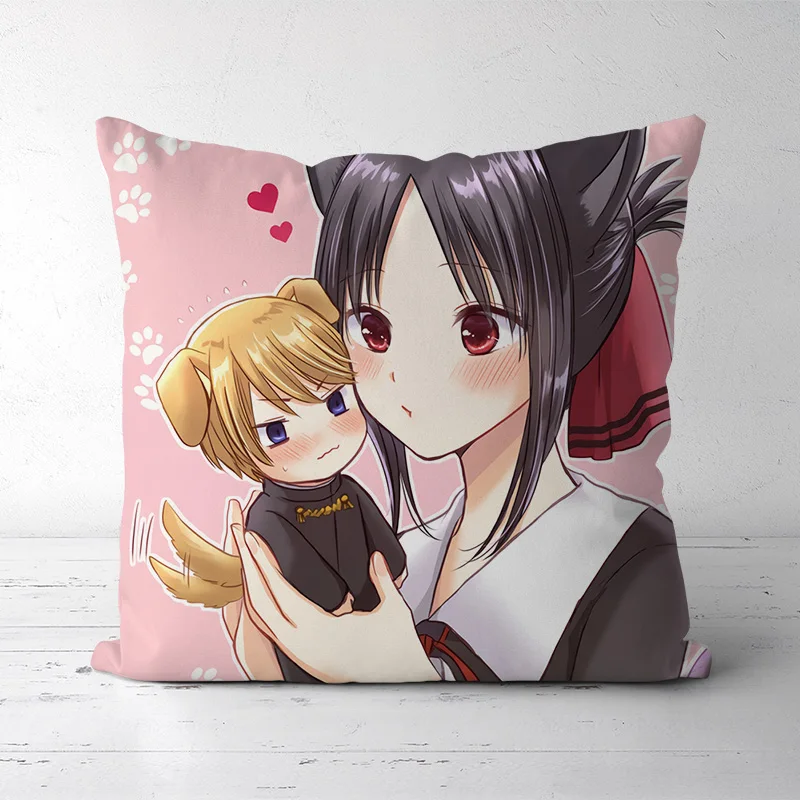

Kaguya-sama Love Is War Kaguya Miyuki Anime Two Sided Pillow Cushion Case Cover 291