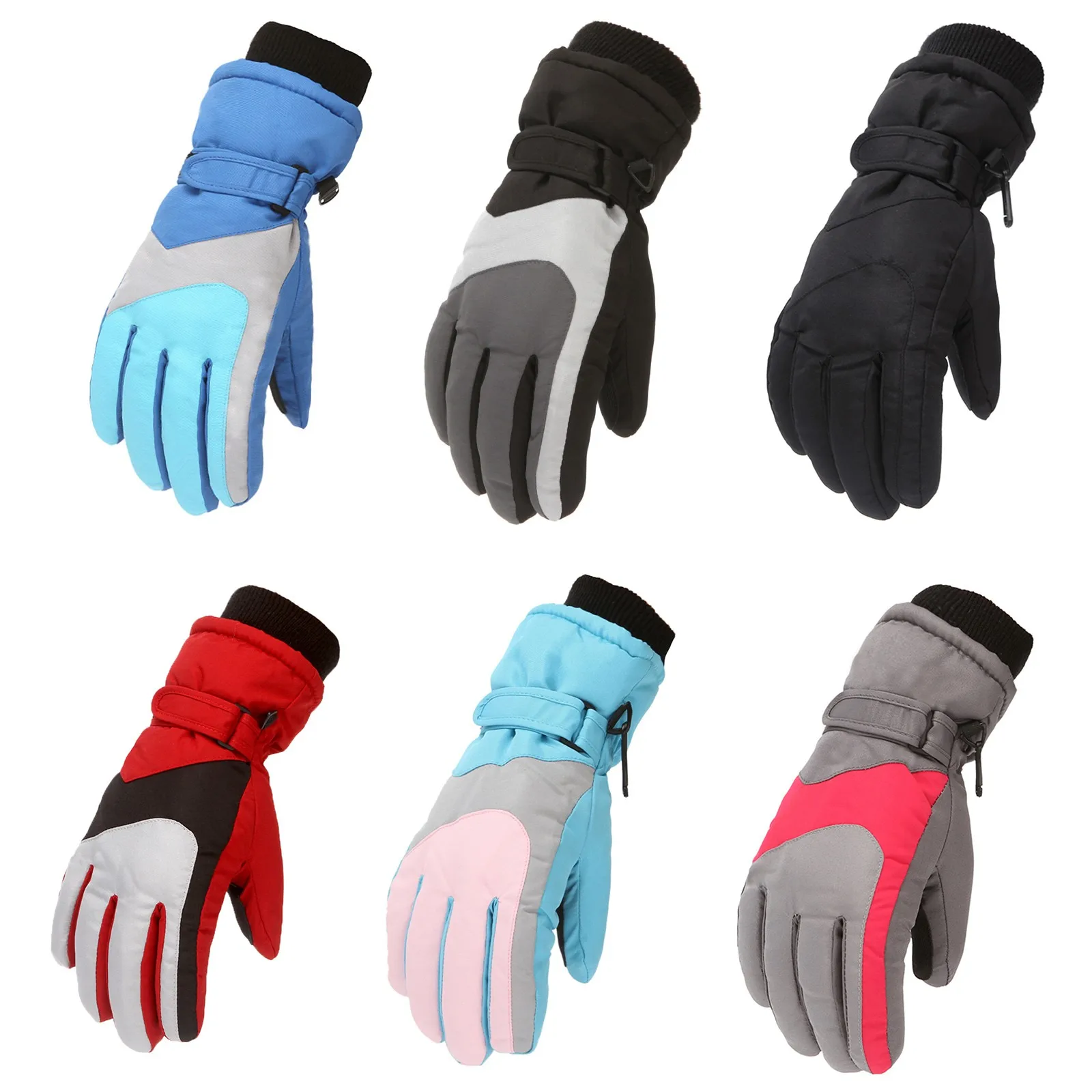 

Skating Boys Girls Warm Size Snow M/L Ski Winter Outdoor Kids Windproof Snowboarding Gloves Kids Boy Mittens Knitted Mitten