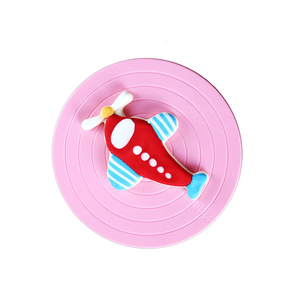 Поворотный мини-стол для торта 14 см пластиковая вращающаяся платформа помадки