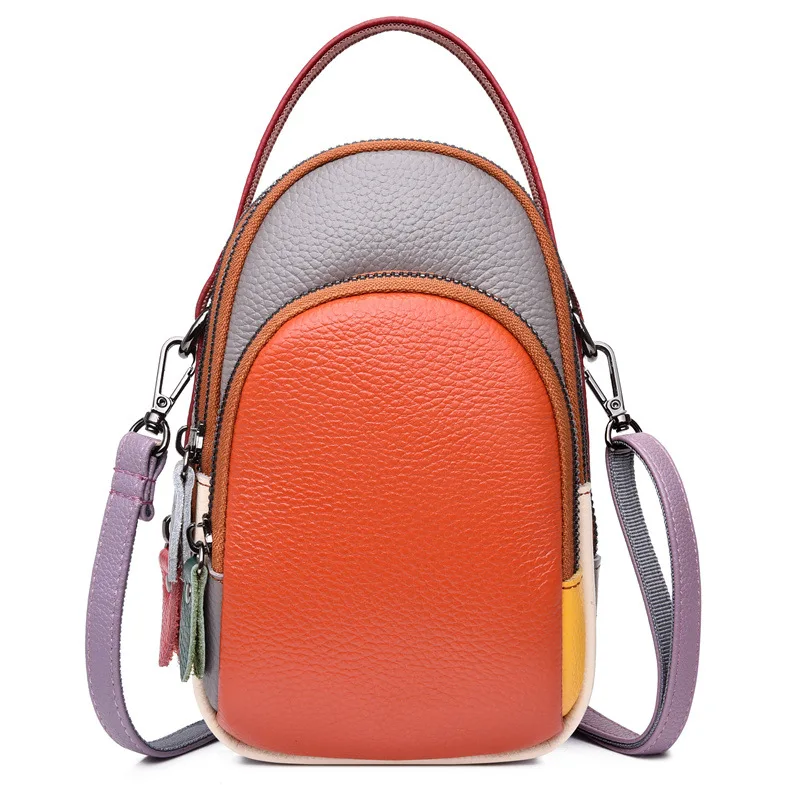 

Женская сумка из натуральной кожи 2023, трендовая Высококачественная мини-сумка и кошельки, модная Изысканная сумка-мессенджер через плечо