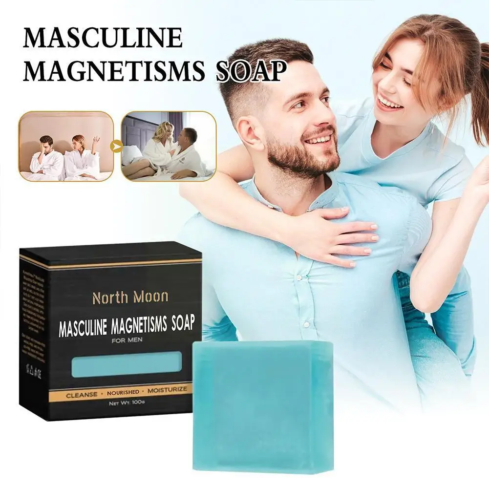 

100g Natural Bar Soap Oil Control Refreshing Men Cologne Removal Soap Deep Scented Cleansing Soap Cologne Acne Universal P8P7