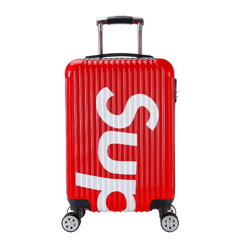 20 inch pull rod suitcase, large capacity student zipper gift box, boarding box, suitcase, travel box, universal wheel